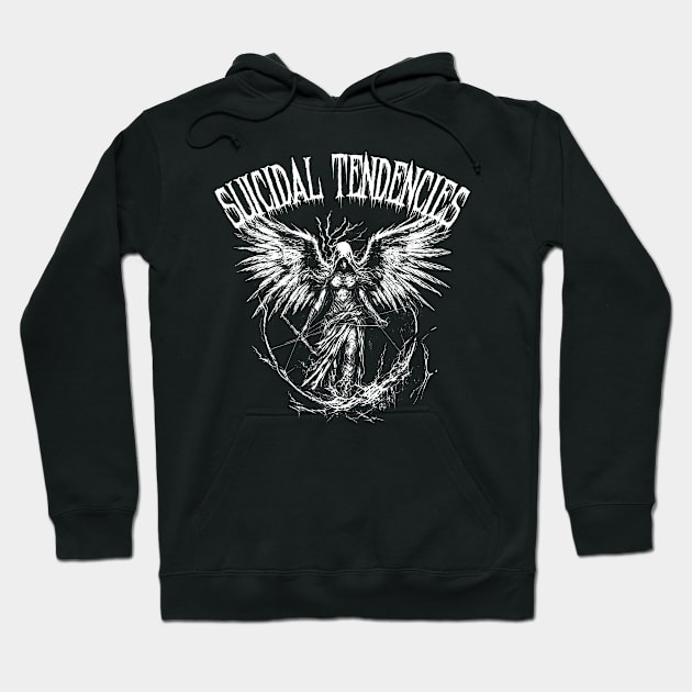 Suicidal Tendencies Hoodie by yudix art